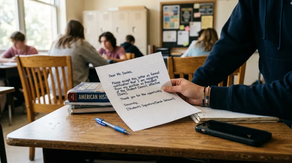 découvrez un modèle de lettre de démission au lycée et nos conseils pratiques pour bien rédiger votre courrier et partir en toute sérénité.