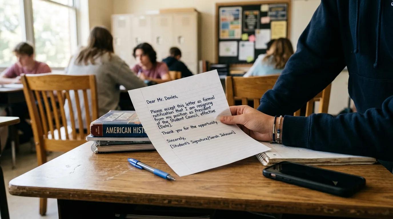 découvrez un modèle de lettre de démission au lycée et nos conseils pratiques pour bien rédiger votre courrier et partir en toute sérénité.