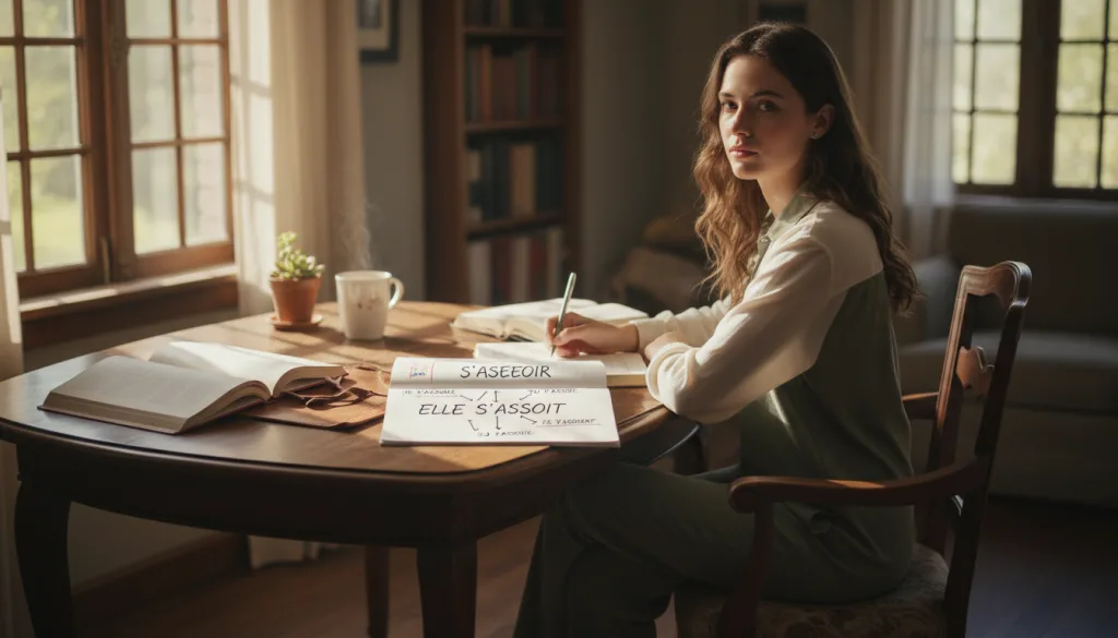 découvrez comment maîtriser la conjugaison du verbe 's'asseoir' et ses variantes, avec des explications claires pour bien utiliser 'elle s'assoit' et ses formes alternatives.