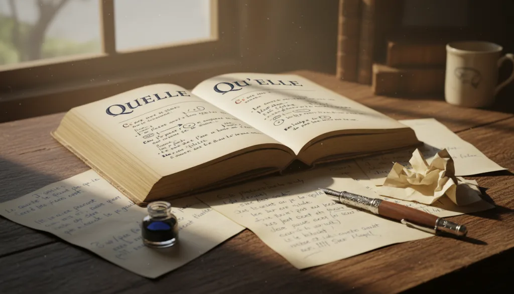 découvrez comment bien utiliser 'quelle' et 'qu'elle' en français grâce à nos explications claires et exemples pratiques.